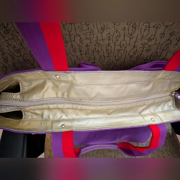 Kate Spade Purple and Red Tote Bag - Picture 5 of 9